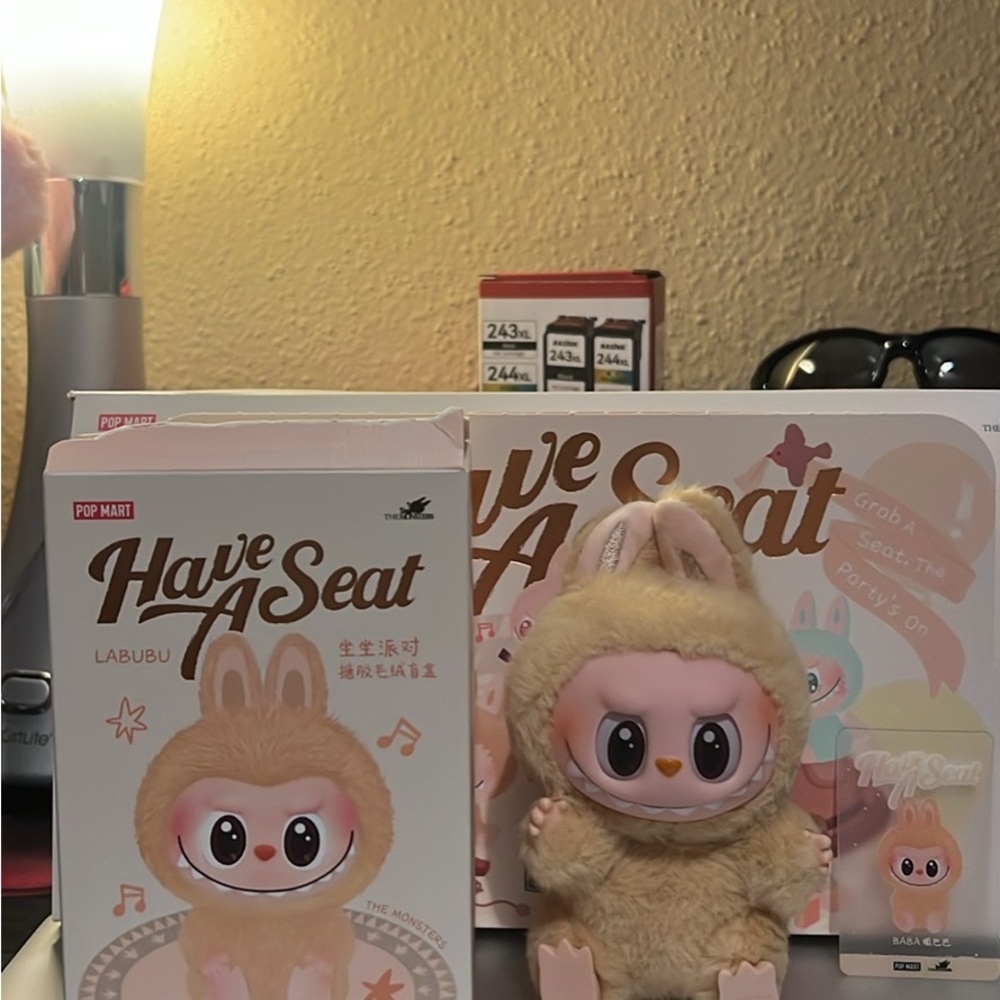 The Monsters Fluffy Plush Keychain